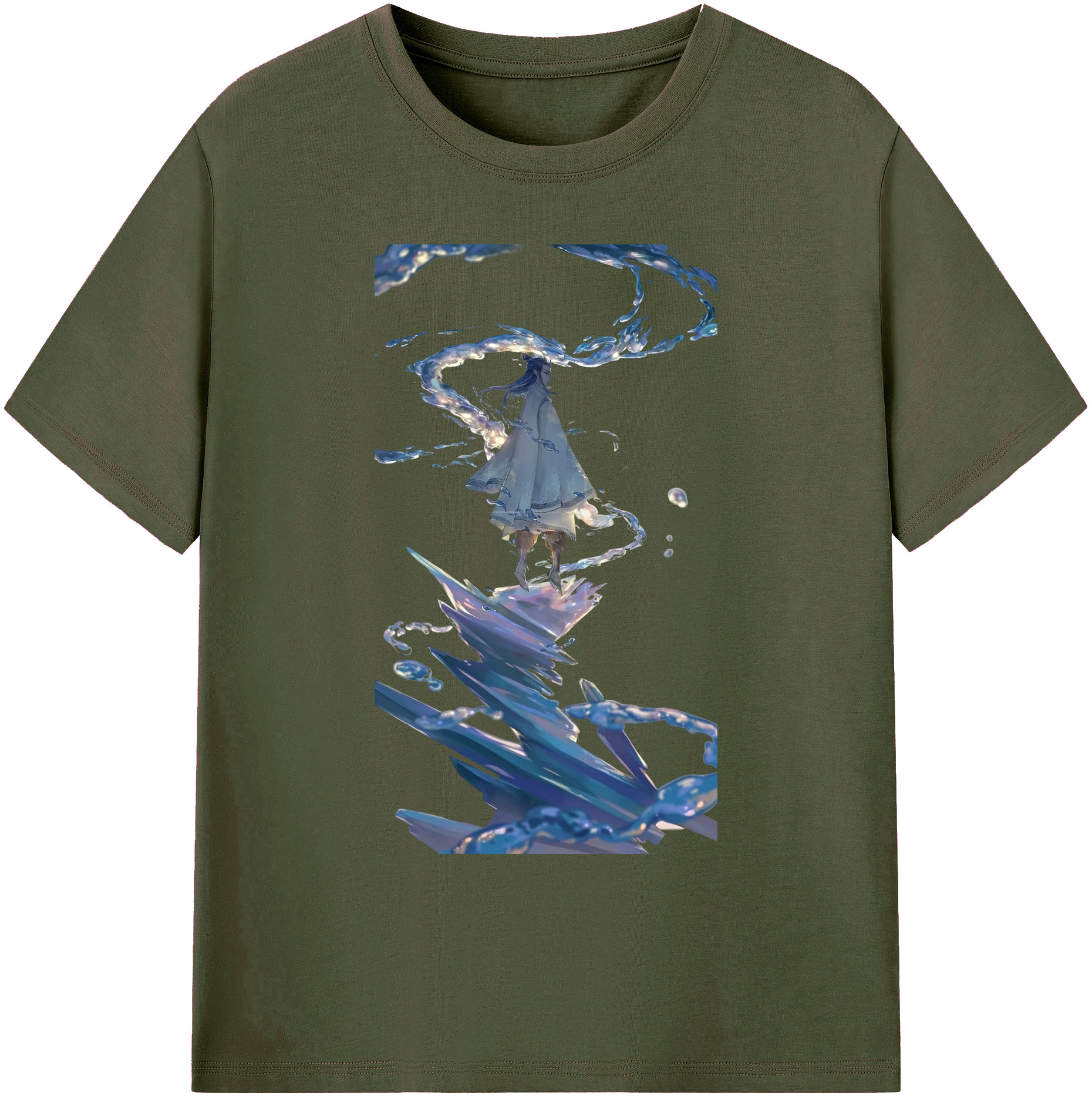 （画像用） Ne Zha 2 ナタ 魔童の大暴れ 綿100％ メンズ半袖Tシャツ｜肌触りやわらか＆通気性